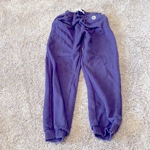 Basic purple kid nation sweatpants